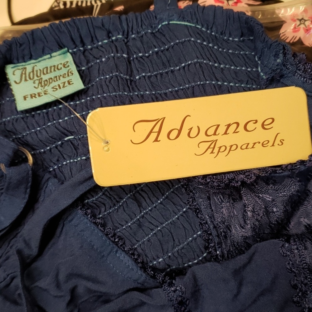 Dark blue strappy summer dress! - Picture 5 of 5